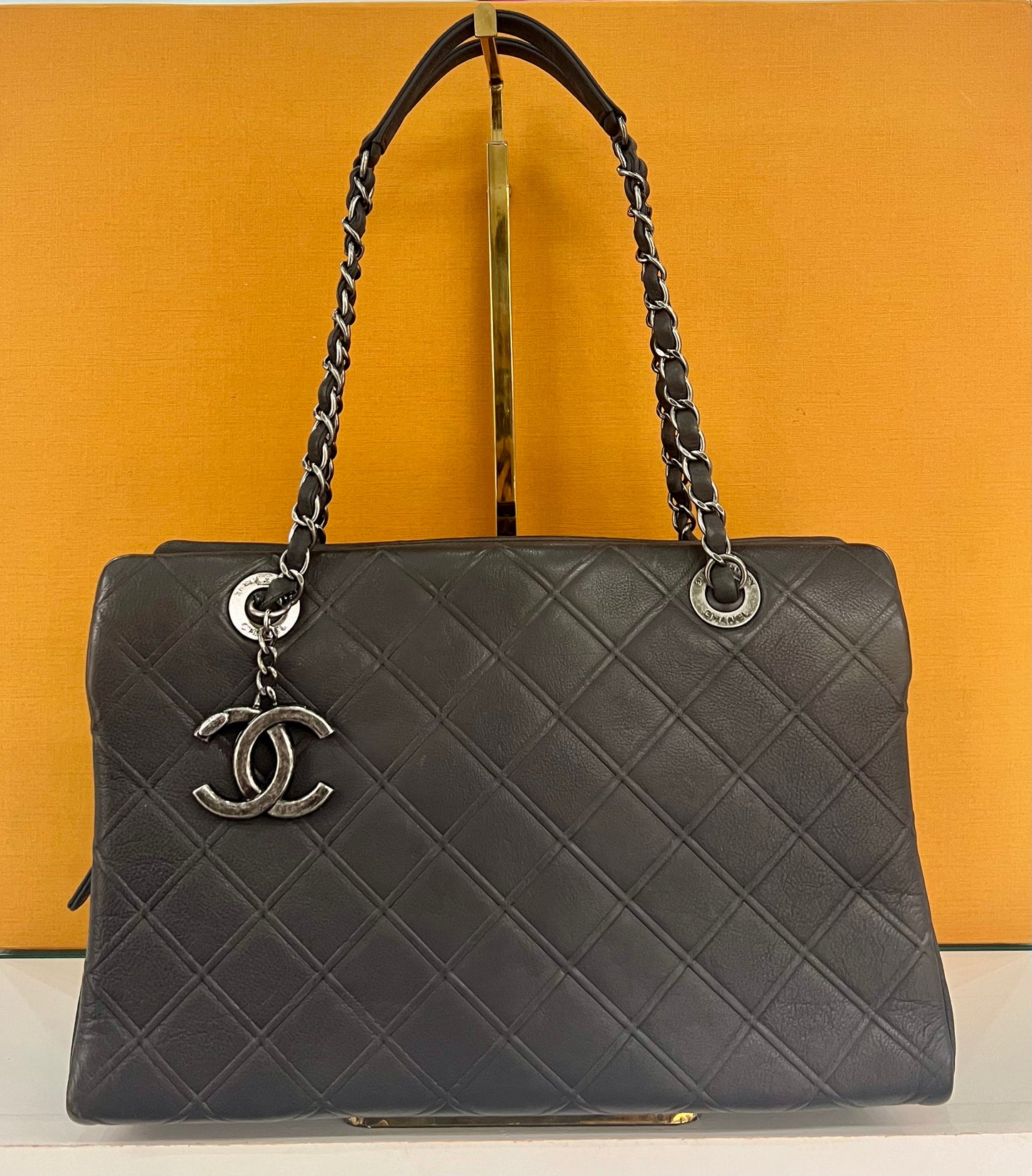 Chanel Dark Grey Tote