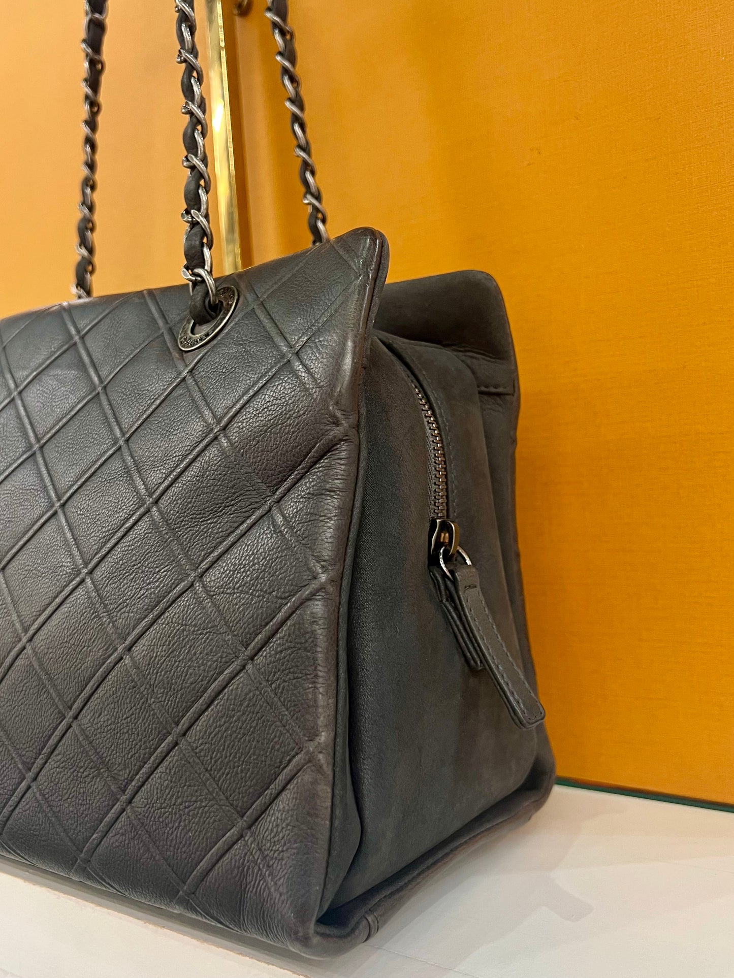 Chanel Dark Grey Tote