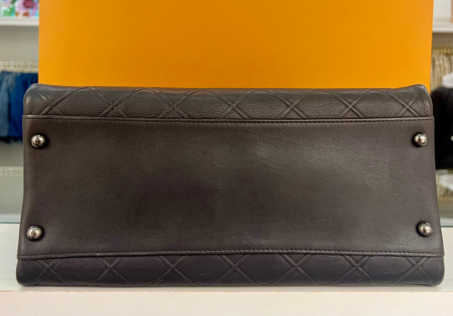 Chanel Dark Grey Tote