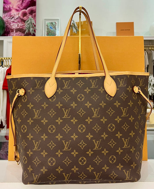 Neverfull MM Monogram/ Pink