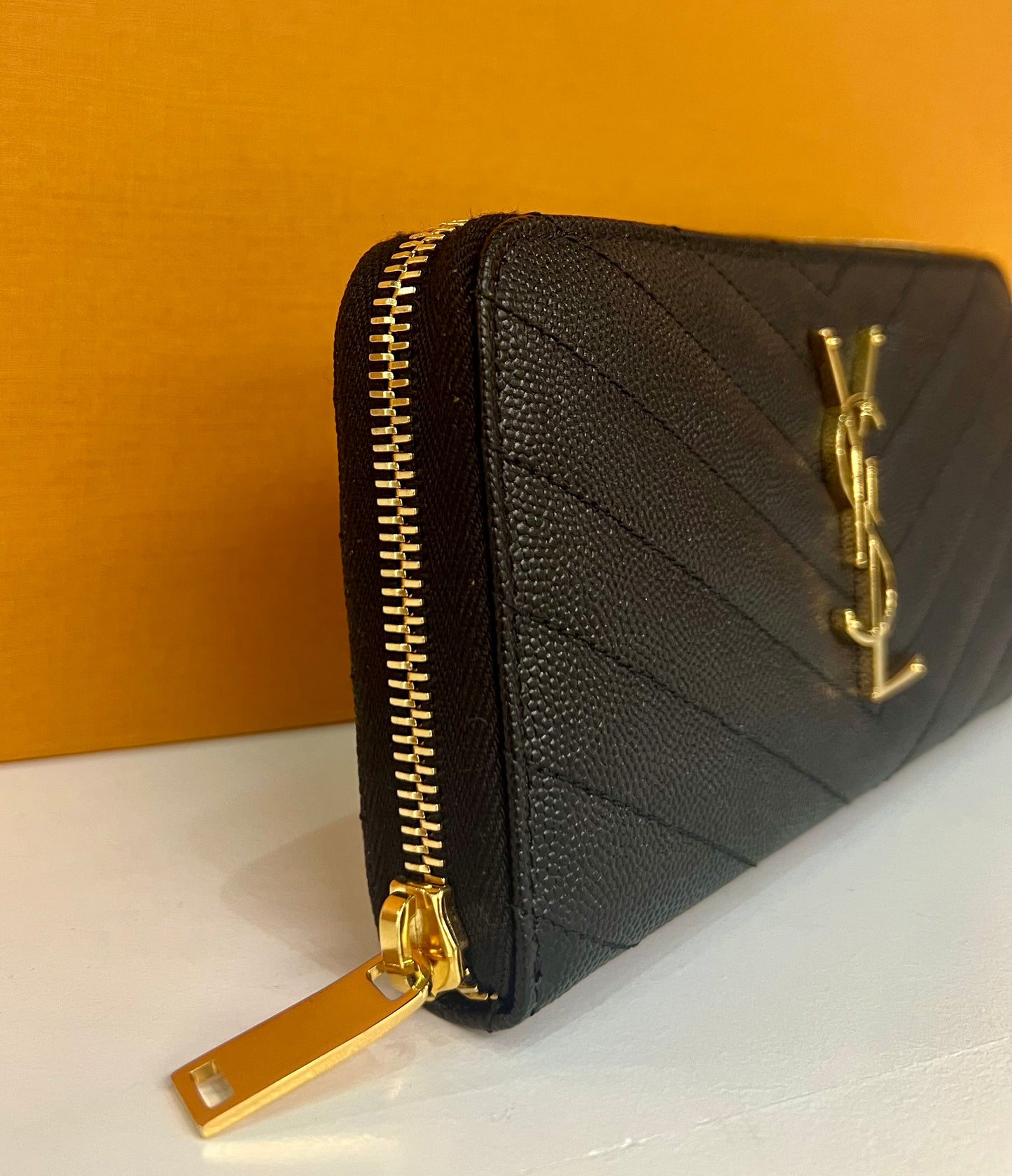 YSL Zippy Wallet