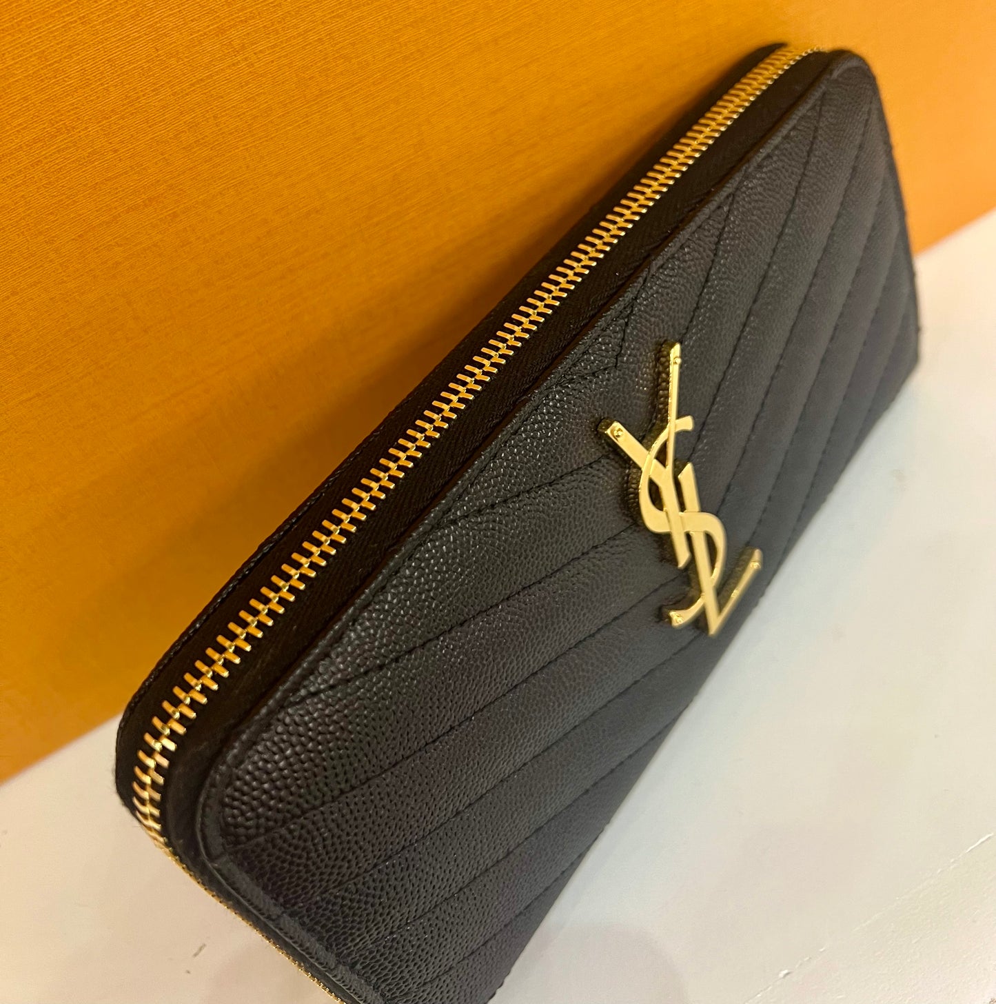 YSL Zippy Wallet