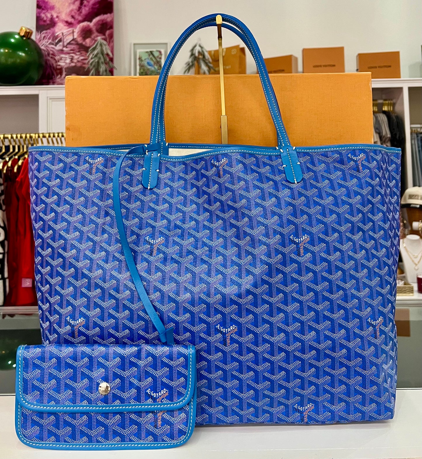 Goyard St. Louis GM Blue