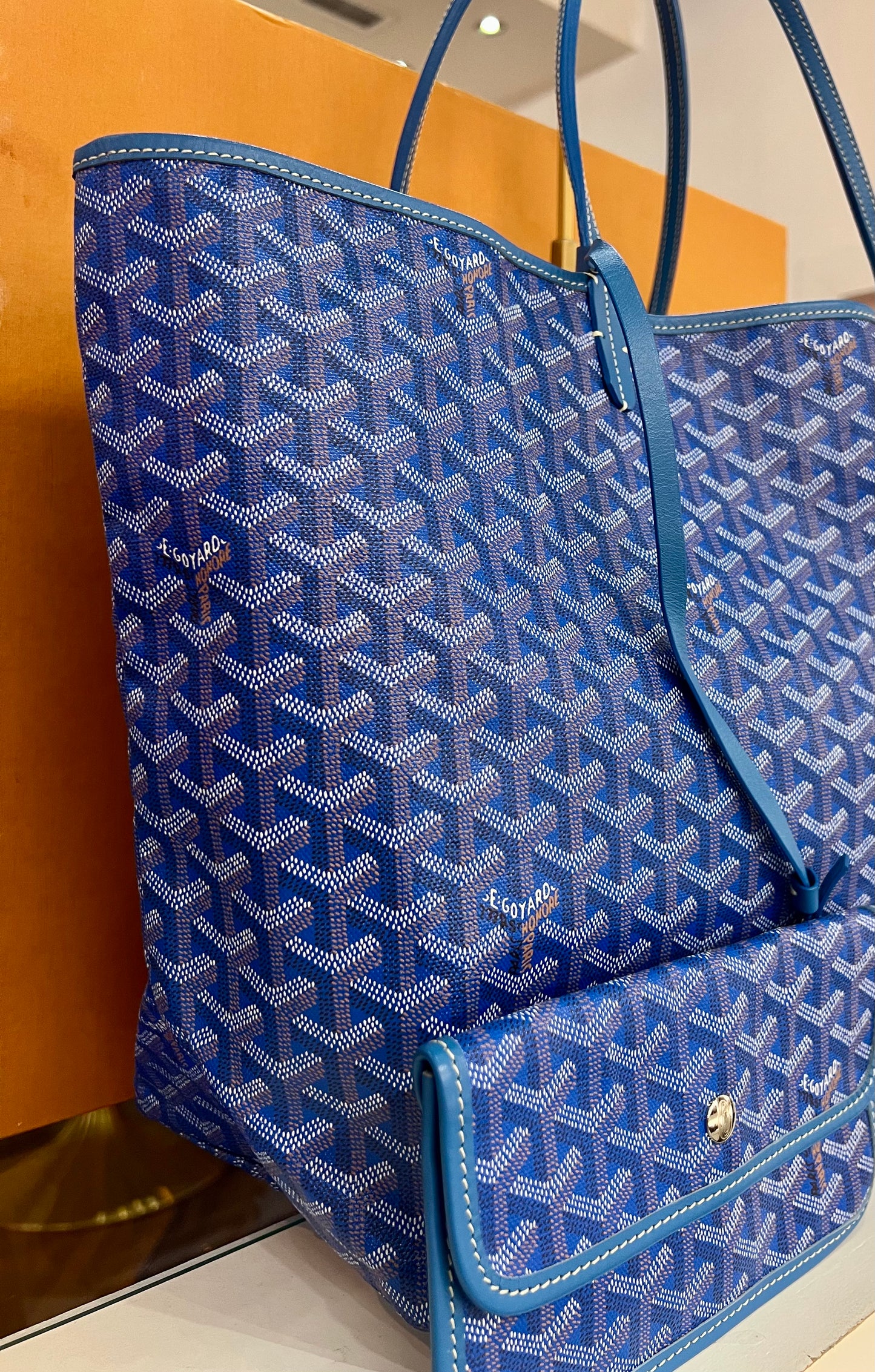 Goyard St. Louis GM Blue