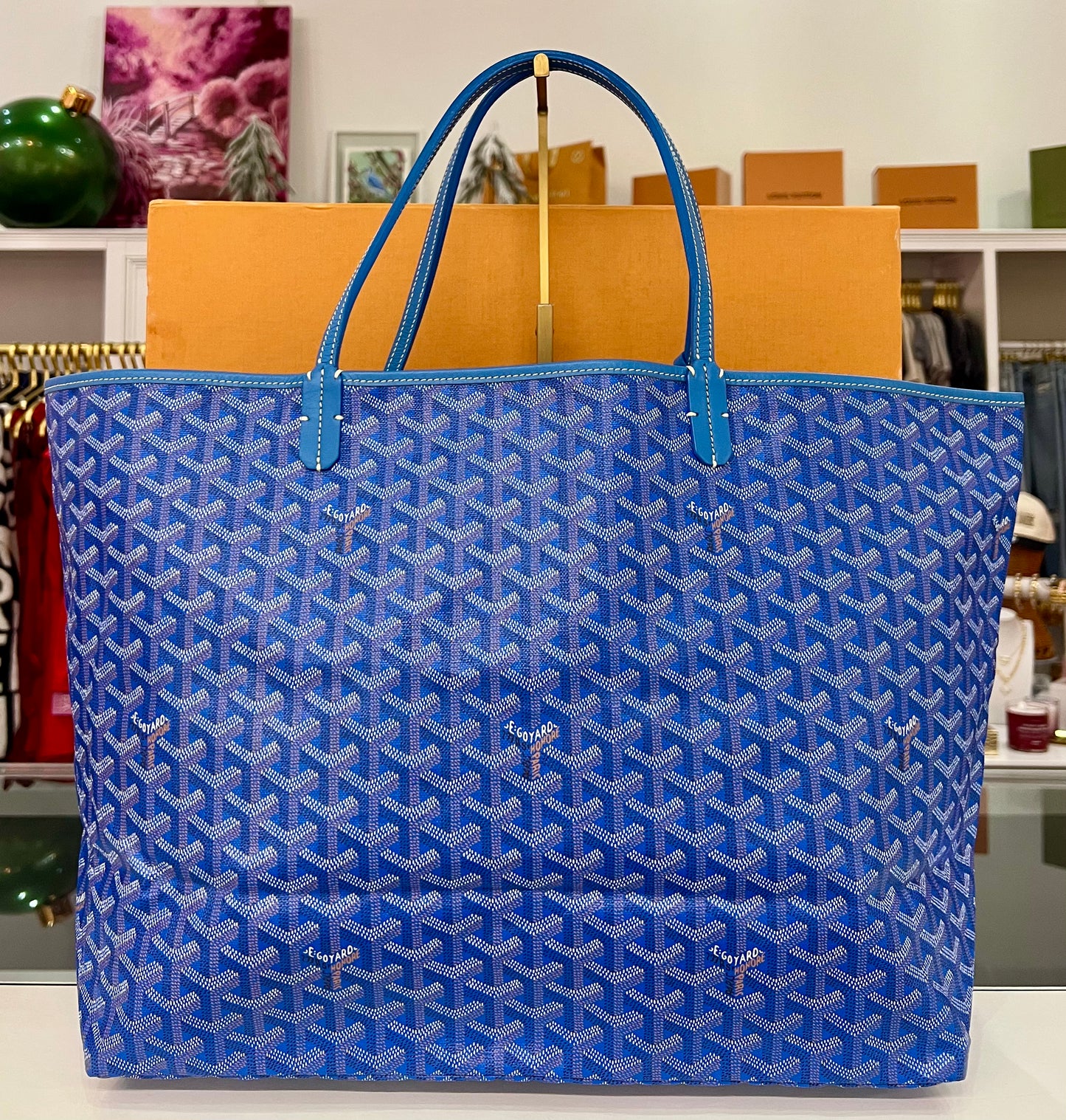 Goyard St. Louis GM Blue