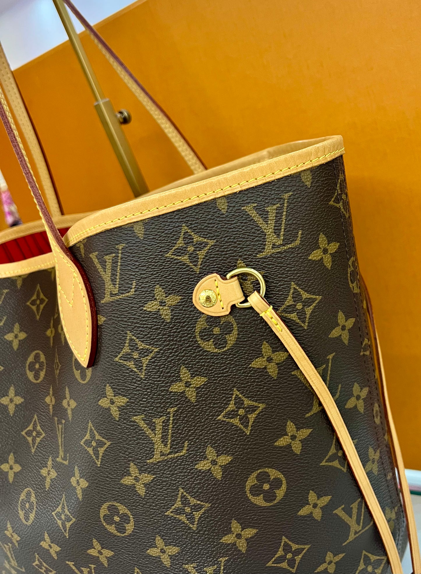 Neverfull Monogram/Red