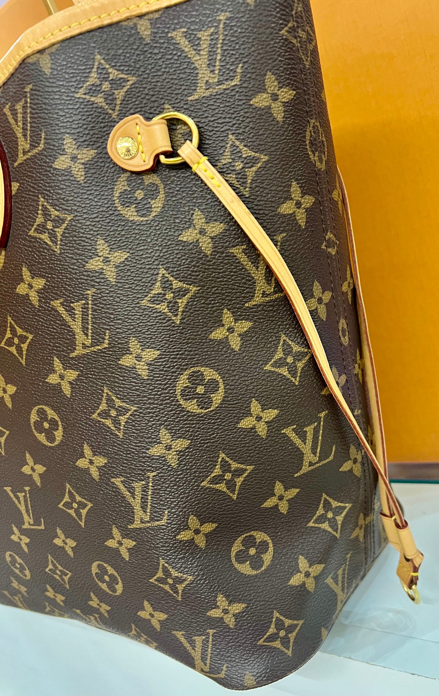 Neverfull Monogram/Red