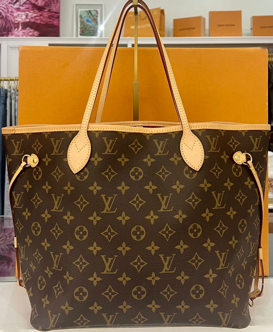 Neverfull MM Monogram/Pink